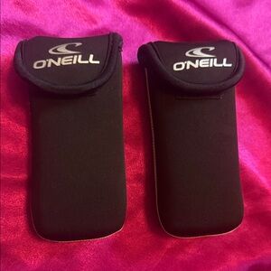 O'Neill Black Neoprene Holster Set perfect for camera, phone, sunglasses, etc.